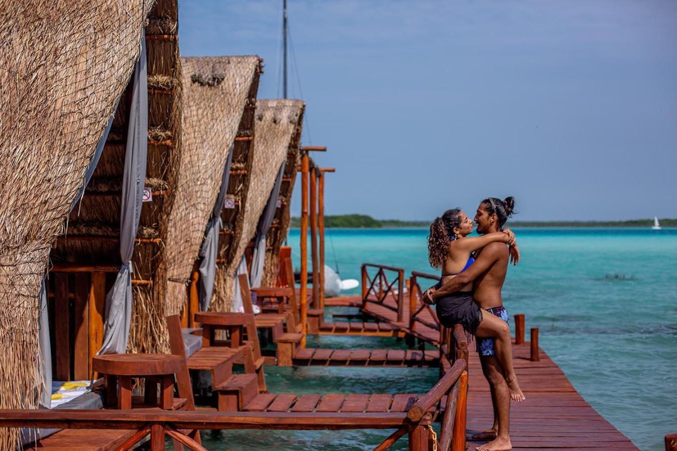 El Buho Lagoon Bacalar Exterior foto